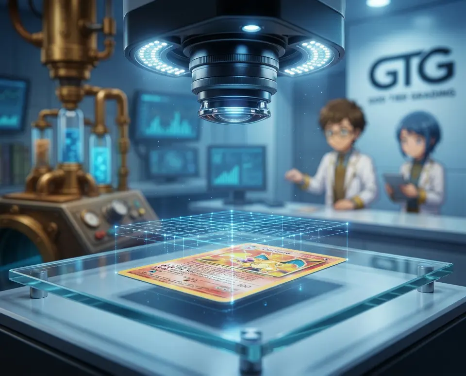 Precision Imaging card grading process