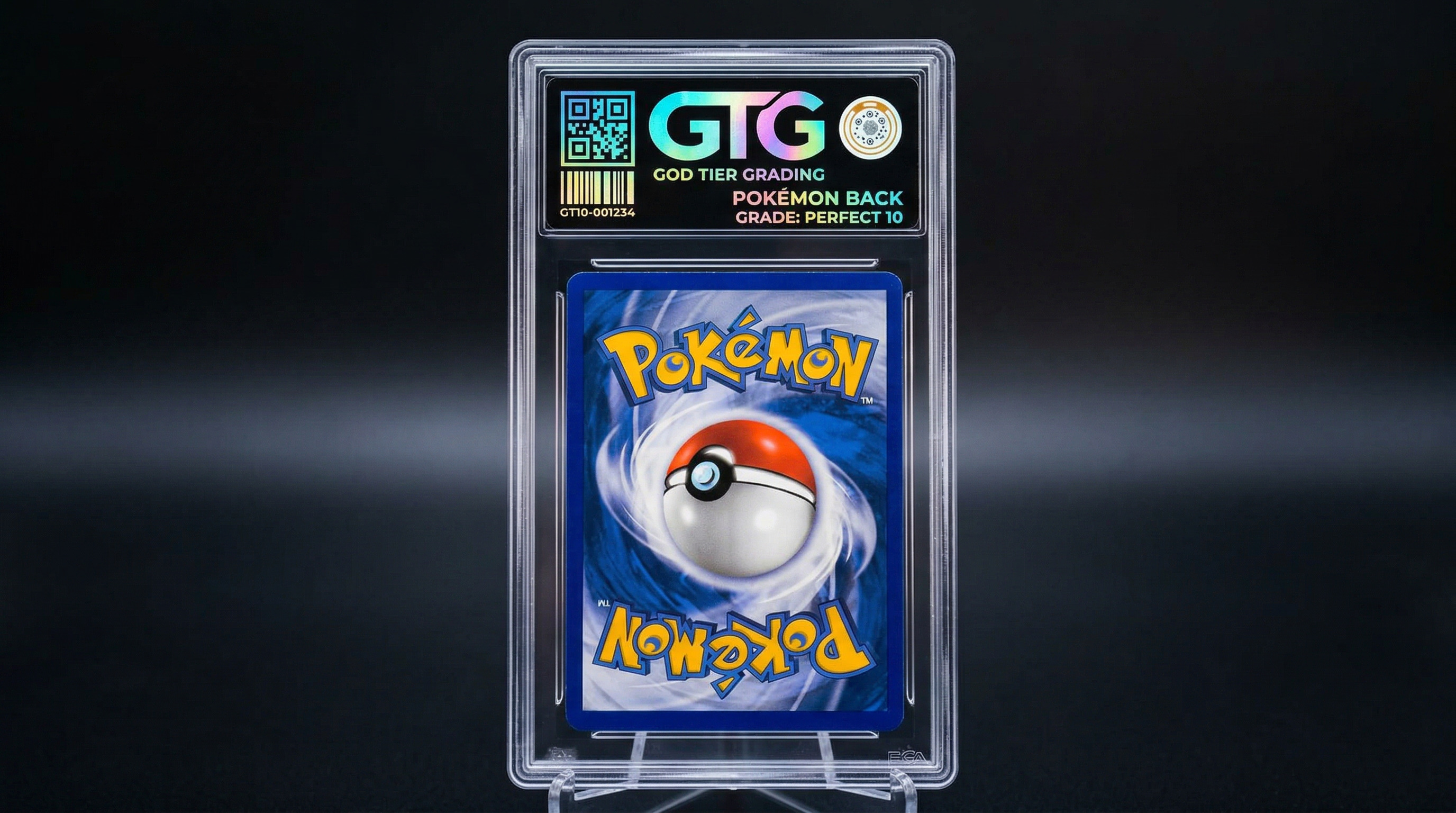 God Tier Grading slab and label close-up